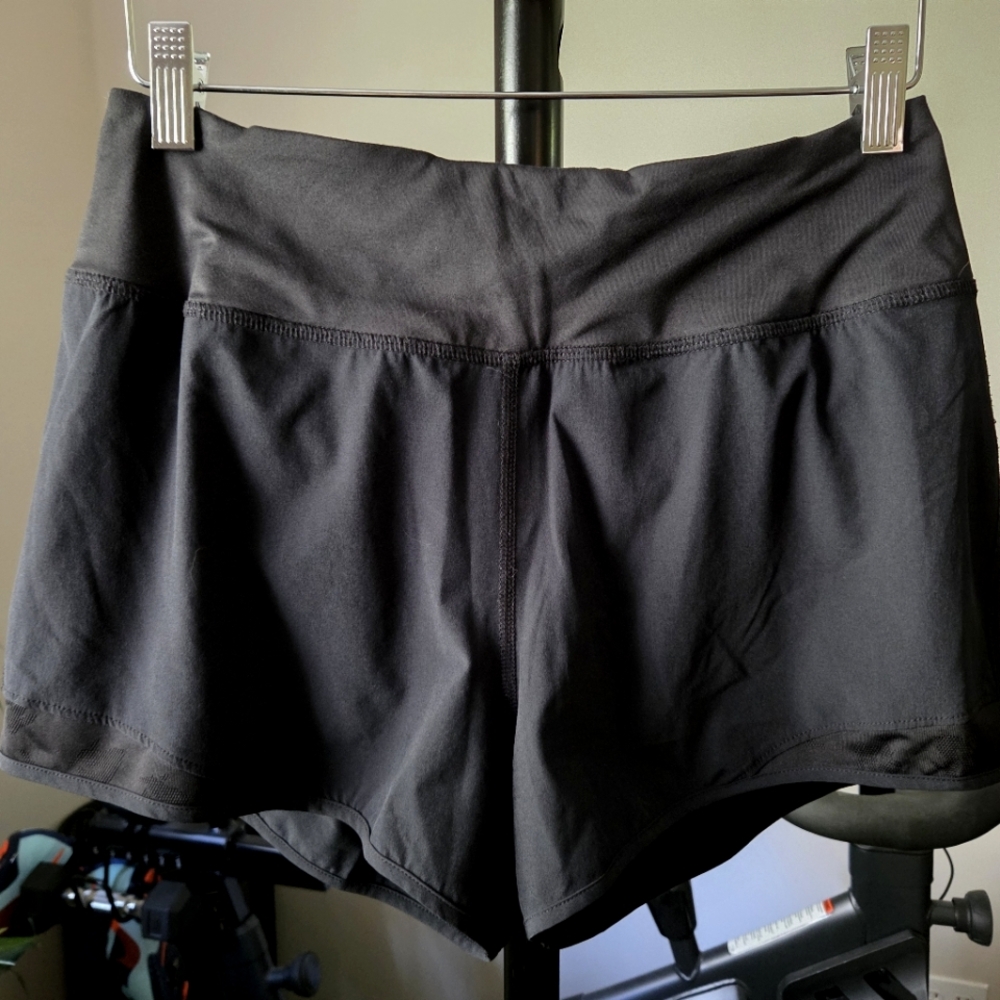 RABBIT Running Catch Me If You Can Black Women's Shorts Small